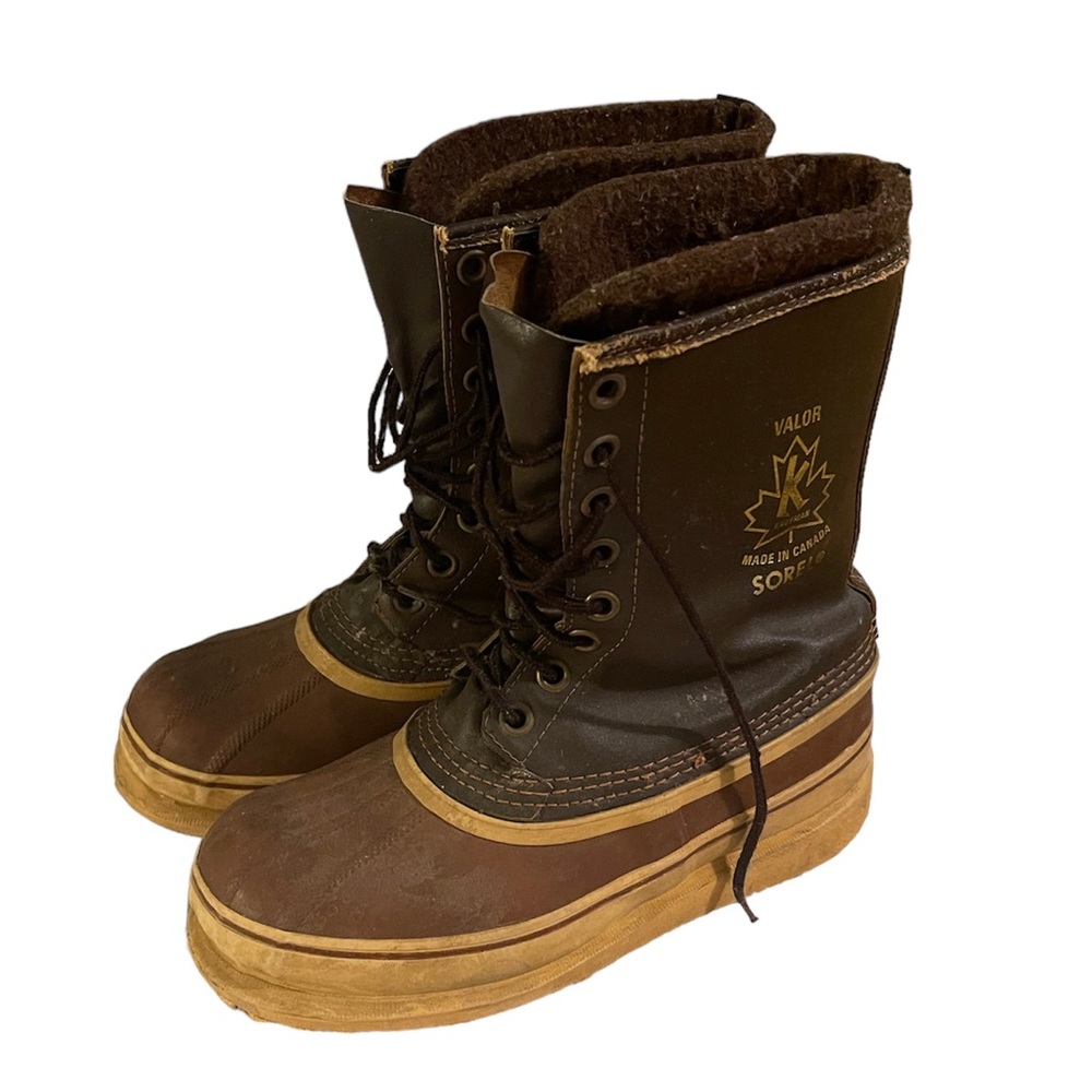 Sorel Valor Duck Boots with Wool Lining Size 9
